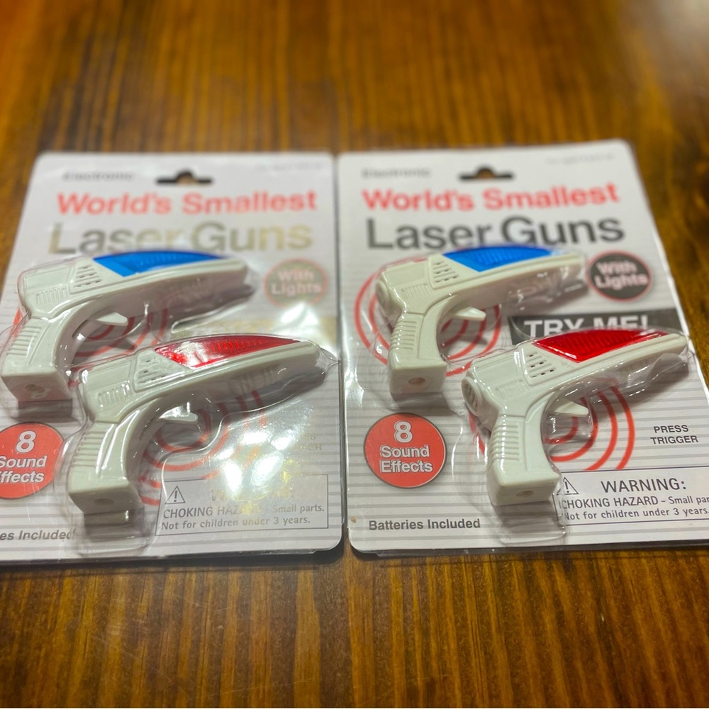 World’s Smallest Laser Guns
